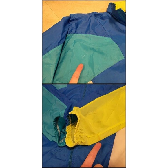 VTG Nike Y2K Mens Size L Large Silver Tag Colorblock Retro Windbreaker Jacket - Picture 12 of 12